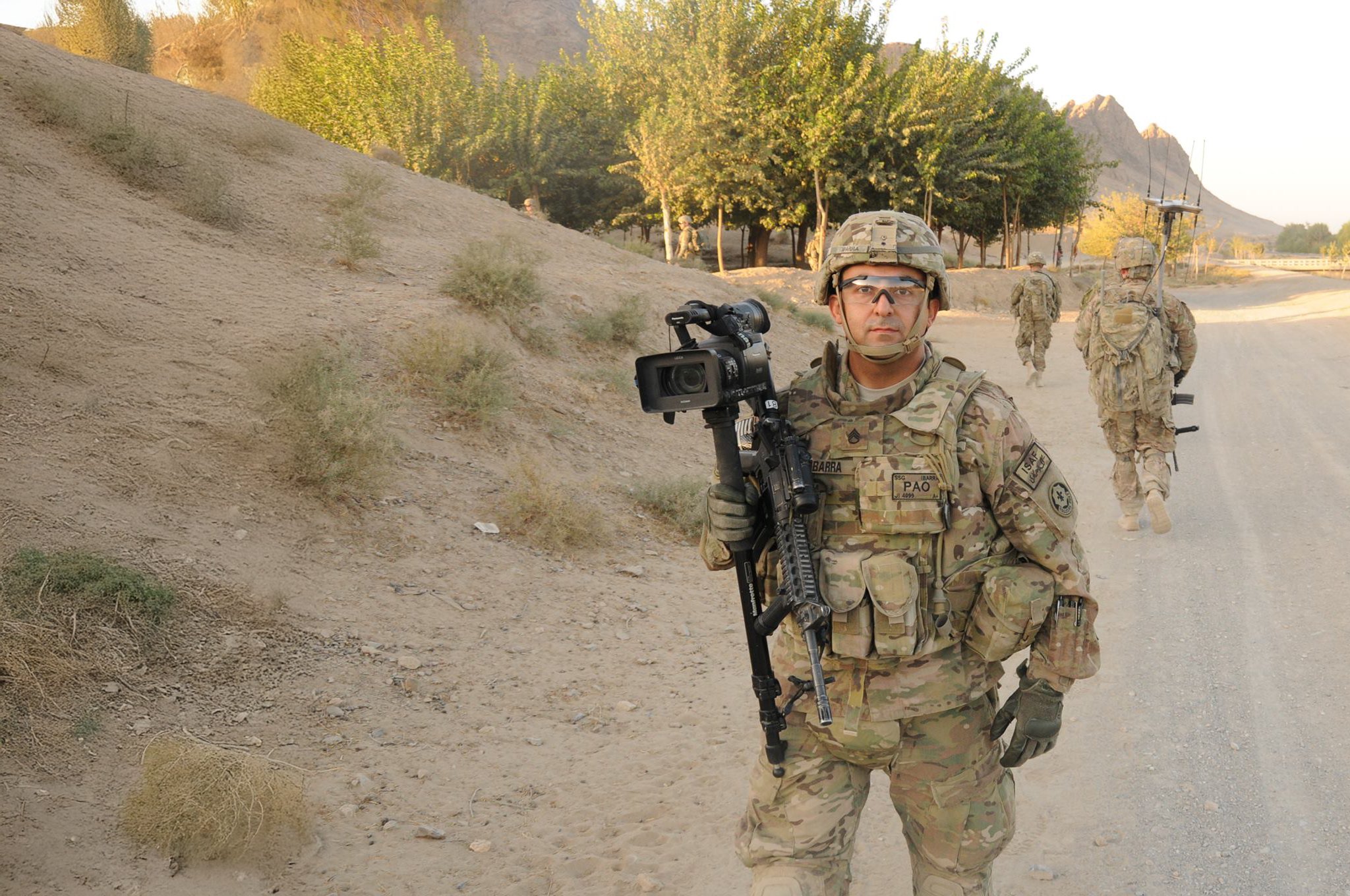 Jose Ibarra on assignment in Afghanistan